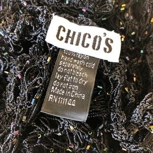 LAST CHANCE before 6/30: Chico’s beaded scarf